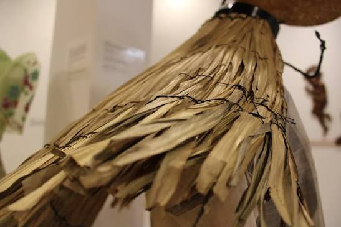 Historical straw jacket example