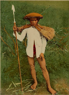 Historical straw jacket example
