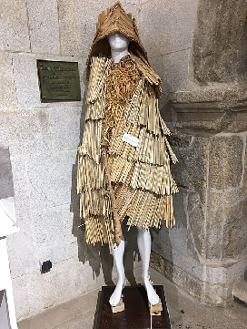 Historical straw jacket example