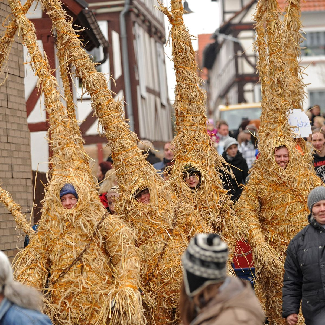 Historical straw jacket example