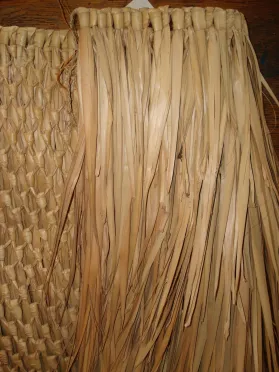 Historical straw jacket example