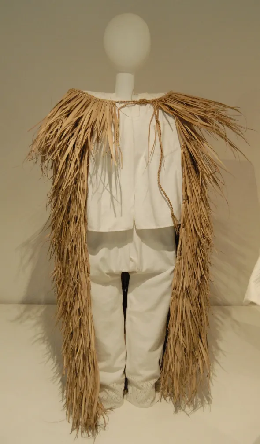 Historical straw jacket example