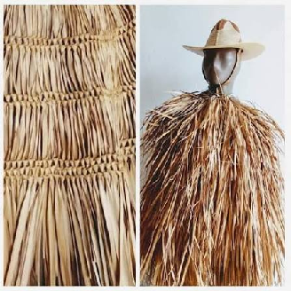 Historical straw jacket example