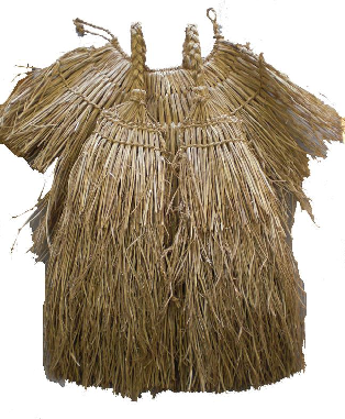 Historical straw jacket example